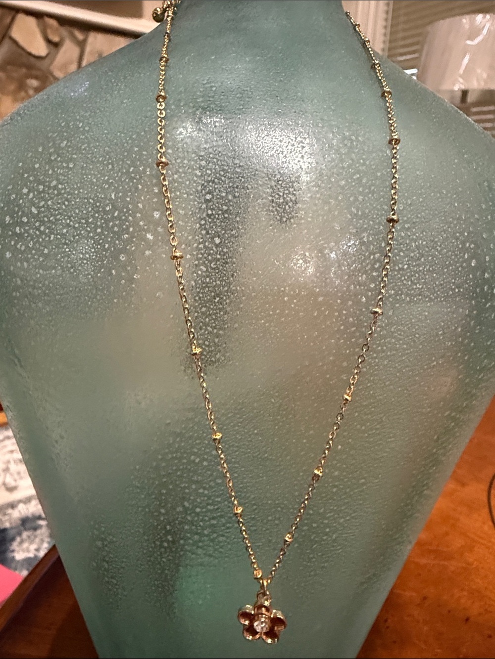 Gold Plated Flower Pendant Necklace From Anthropologie!!🔥🔥🔥 - Picture 13 of 13
